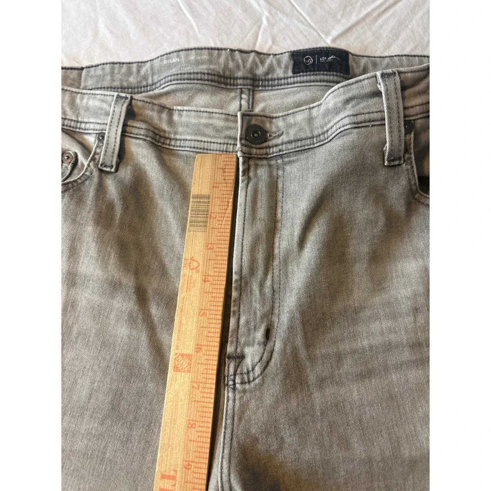 AG Dylan Slim Skinny Jeans Mens 40x34 Grey Denim Pants 33 Inseam